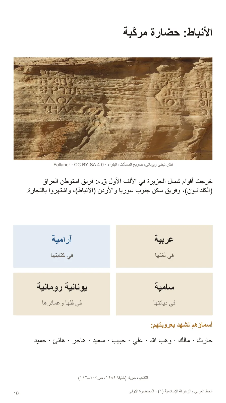 الأنباط: حضارة مركّبة